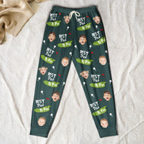 Best Dad By Par - Personalized Photo Sweatpants