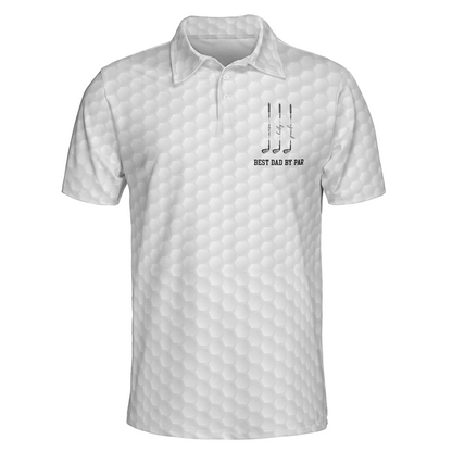 Best Dad By Par, Best Grandpa By Par - Personalized Polo Shirt