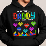 Best Dad Ever Block Puzzle - Personalized Shirt