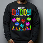 Best Dad Ever Block Puzzle - Personalized Shirt