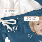 Best Dad Ever Custom Kids Faces - Personalized Photo Sweatpants