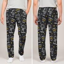 Best Dad Ever Custom Kids Pet - Personalized Lounge Pants