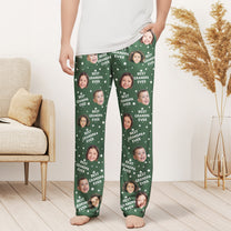 Best Dad Ever Custom Kids Pets - Personalized Photo Lounge Pants