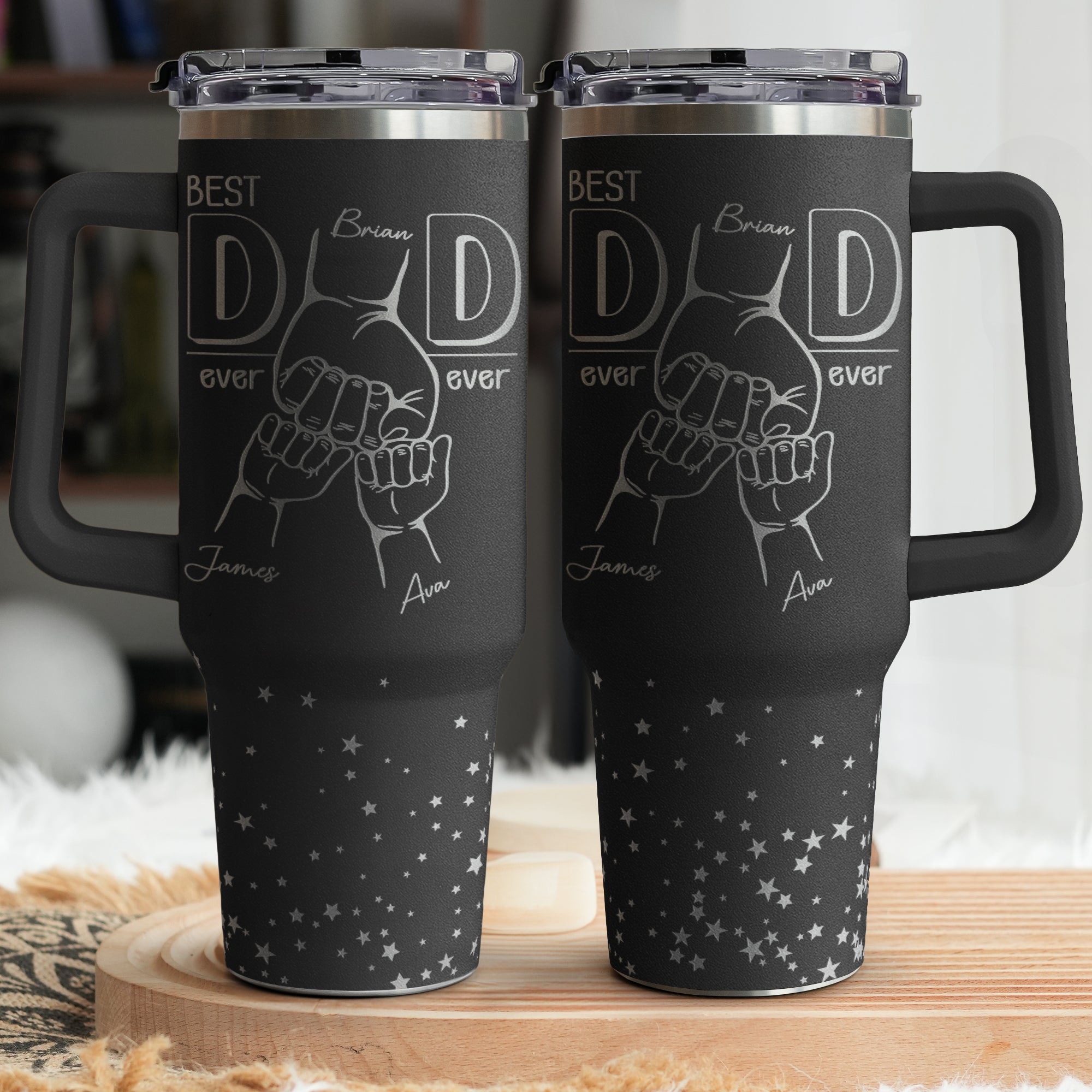 Best Dad Ever Ever - Personalized 40oz Tumbler