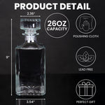 Best Dad Ever - Father's Day Gifts For Dad, Papa, Step-Dad - Custom Decanter