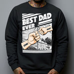 Best Dad Ever - Fist Bump New Version - Personalized Shirt