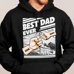 Best Dad Ever - Fist Bump New Version - Personalized Shirt