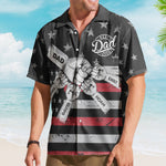 Best Dad Ever Fist Bump - Personalized Hawaiian Shirt