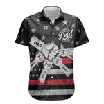 Best Dad Ever Fist Bump - Personalized Hawaiian Shirt