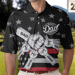 Best Dad Ever Fist Bump - Personalized Polo Shirt