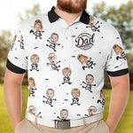 Best Dad Ever Gift For Dad, Grandpa - Personalized Photo Polo Shirt
