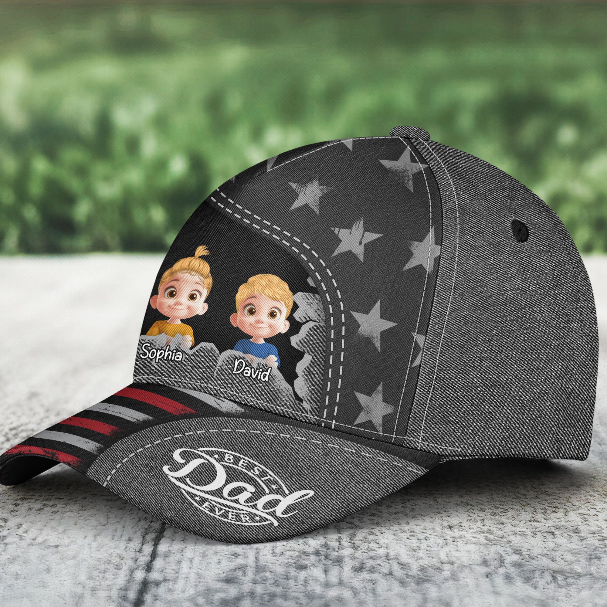 Best Dad Ever New Style - Personalized Classic Cap
