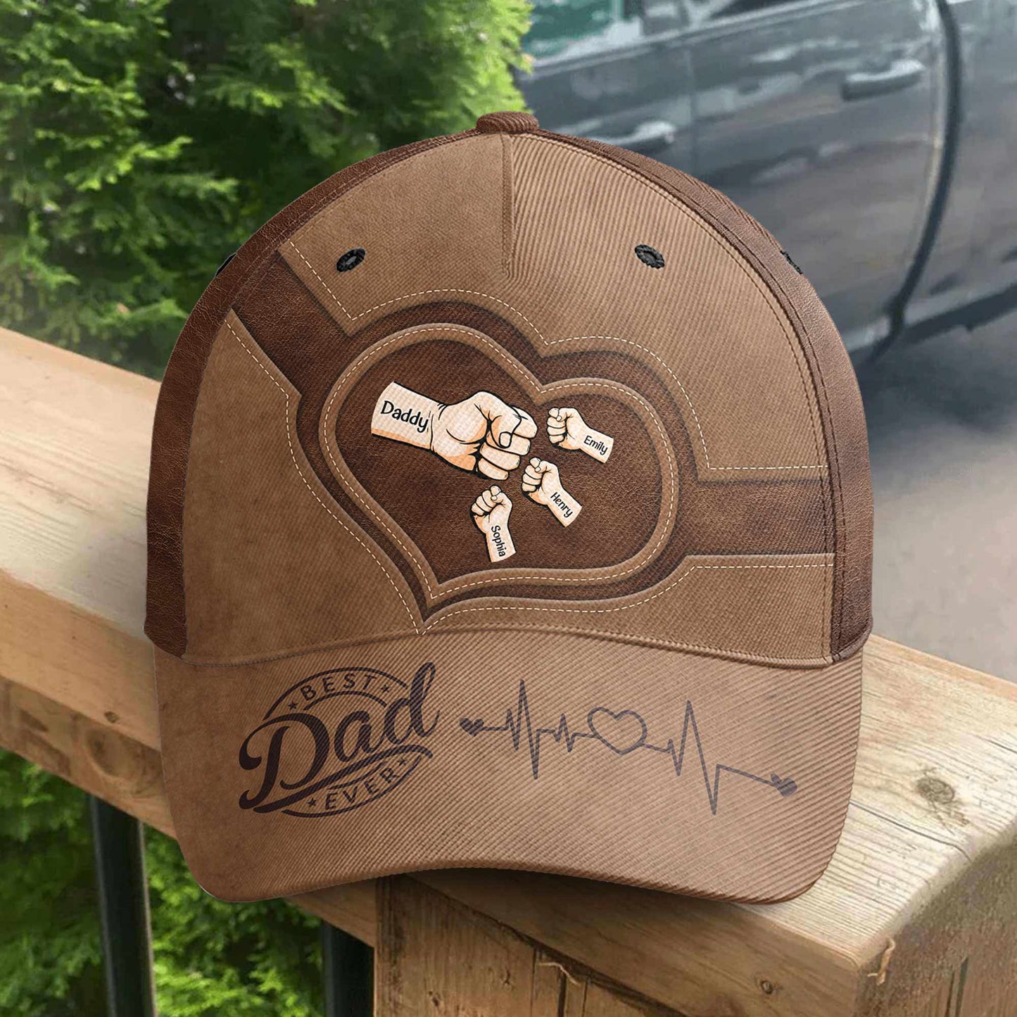 Best Dad Ever - New Version - Personalized Classic Cap