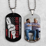 Best Dad Ever - Personalized Dog Tag Necklace