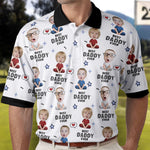 Best Dad Ever - Personalized Photo Polo Shirt