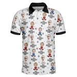 Best Dad Ever - Personalized Photo Polo Shirt