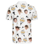 Best Dad Ever - Personalized Photo Polo Shirt
