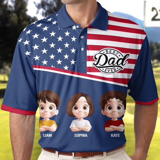 Best Dad Ever - Personalized Polo Shirt