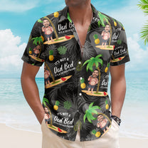 It's Not A Dad Bod It's A Father Figure - Personalized Photo Hawaiian Shirt
