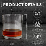 Best Dad Ever - Personalized Whiskey Glass