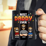 Best Dad Ever - Pixel Style - Personalized Mug