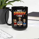 Best Dad Ever - Pixel Style - Personalized Mug