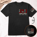 Best Dad Ever The Man, The Myth, The Legend - Personalized Shirt