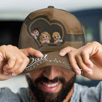 Father's Day Gifts, Best Dad Ever Tilting Head 3D - Personalized Cap