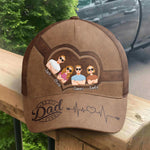 Best Dad Ever - Father's Day Gift Ideas From Daughter, Son - Personalized Classic Cap - Gift For Dad