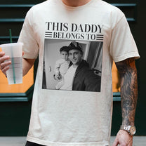 Best Dad Ever - Vintage Version - Personalized Photo Comfort Tee
