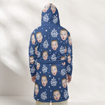 Best Dad Ever, Best Mom Ever, Best Papa Ever, Best Grandma Ever - Personalized Photo Hooded Robe