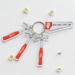Best Dad I Ever Saw - Personalized Acrylic Keychain