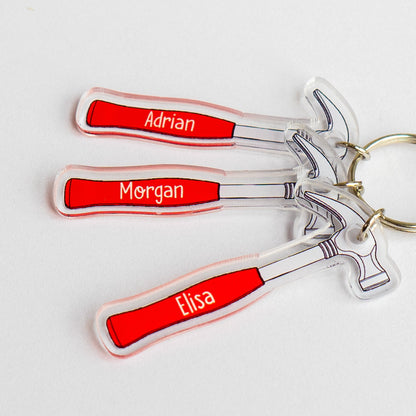 Best Dad I Ever Saw - Personalized Acrylic Keychain