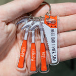Best Dad I Ever Saw - Personalized Acrylic Keychain