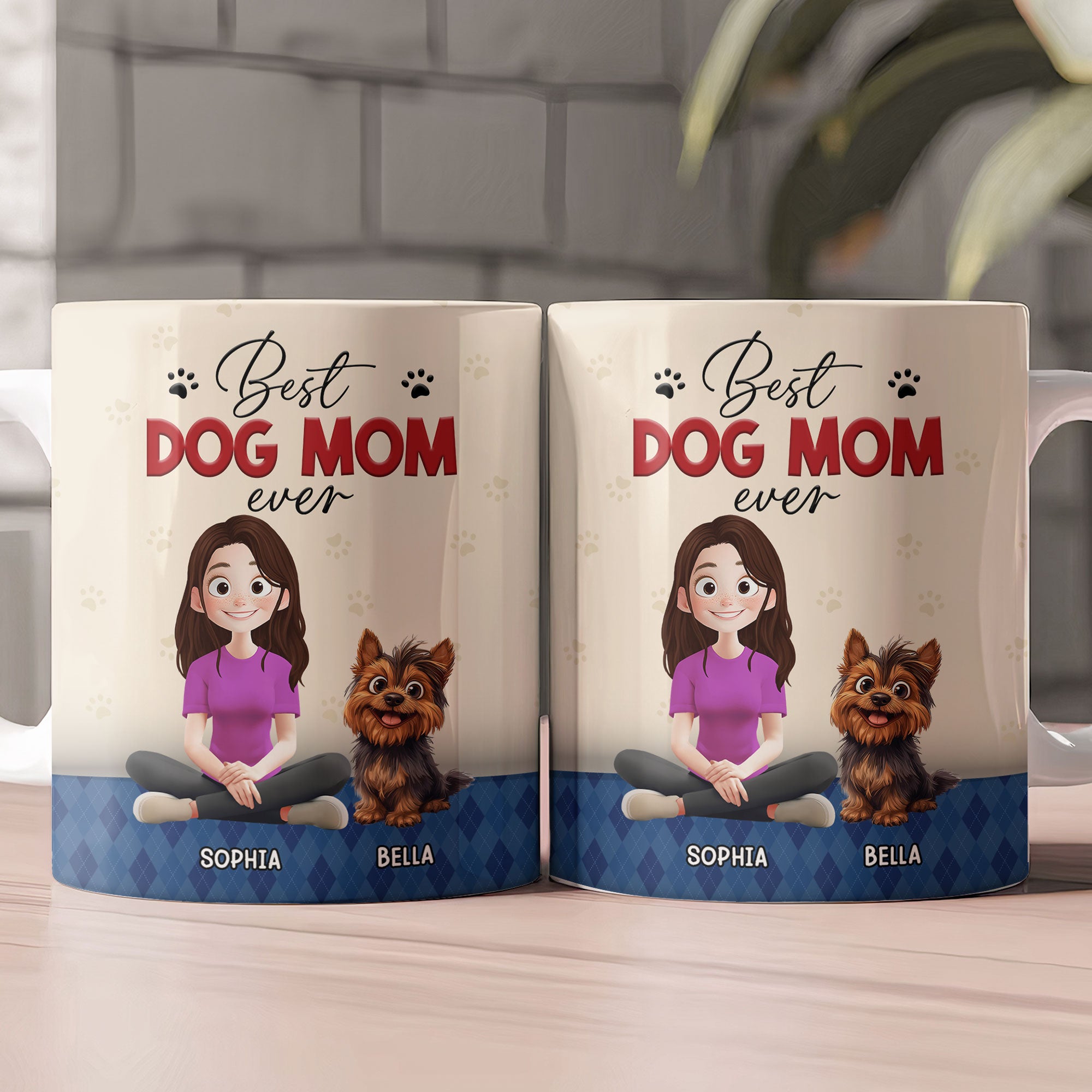 Best Dog Dad Ever Best Dog Mom Ever - Personalized Mug