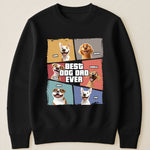 Best Dog Dad Ever New Version - Personalized Shirt