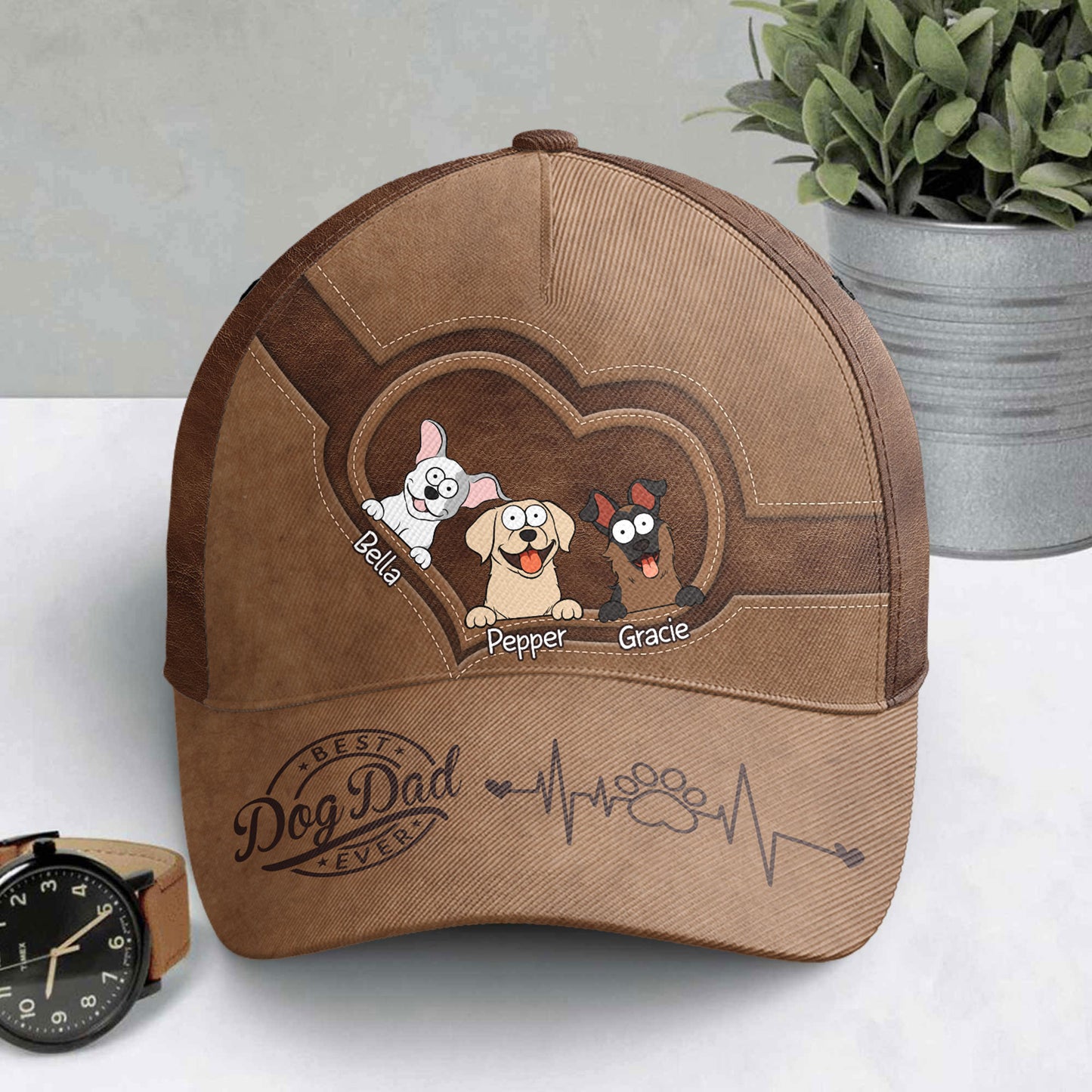 Best Dog Dad Ever - Personalized Classic Cap