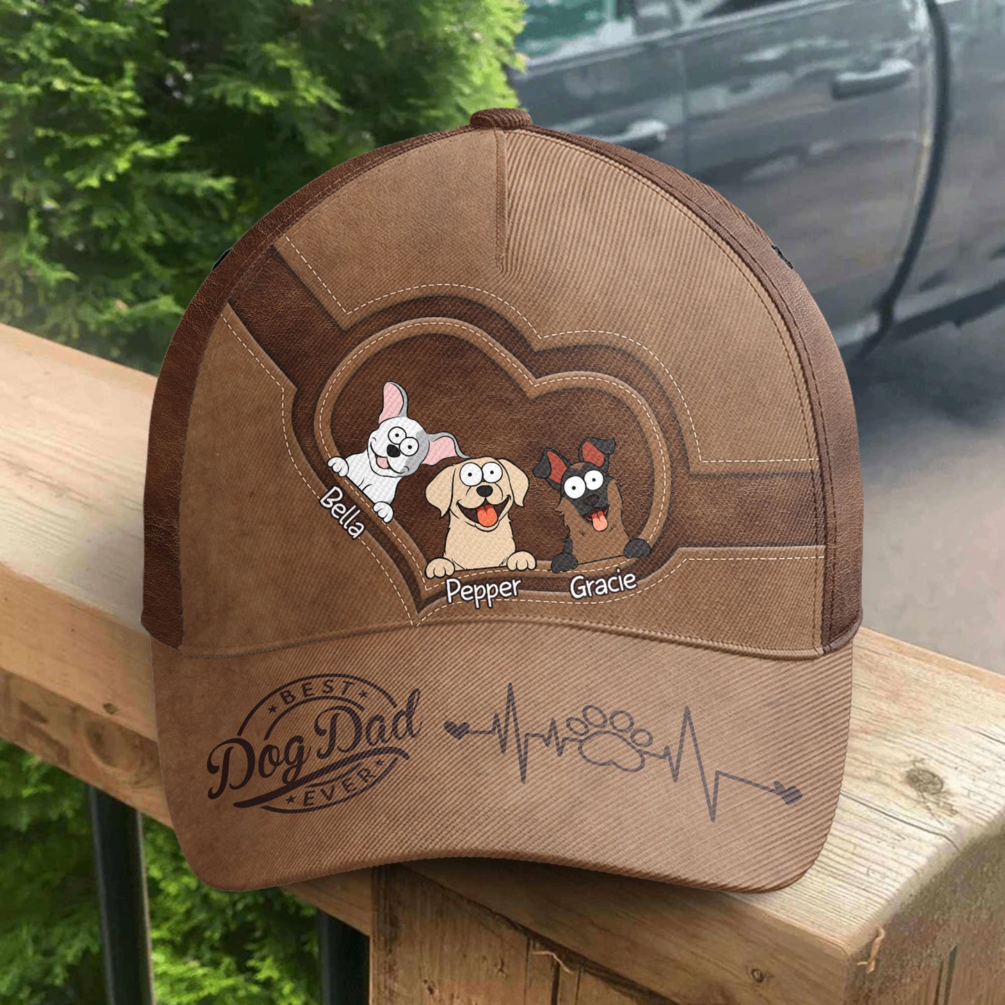 Best Dog Dad Ever - Personalized Classic Cap