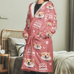 Best Dog Dad Ever, Best Dog Mom Best Cat Dad Mom - For Pet Lovers - Personalized Photo Hooded Robe