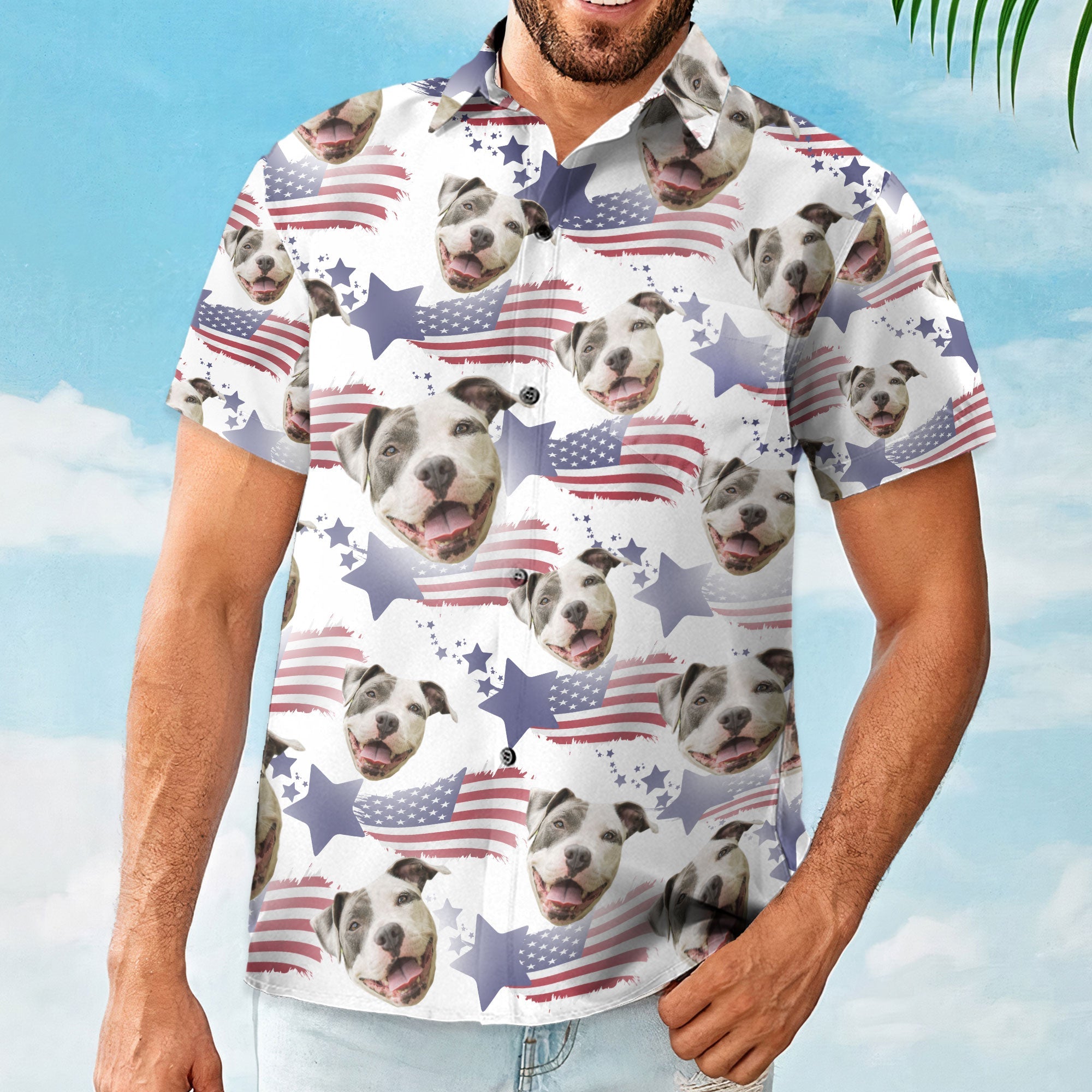 Father's Day Gifts, Best Dog Dad - Personalized Hawaiian Shirt