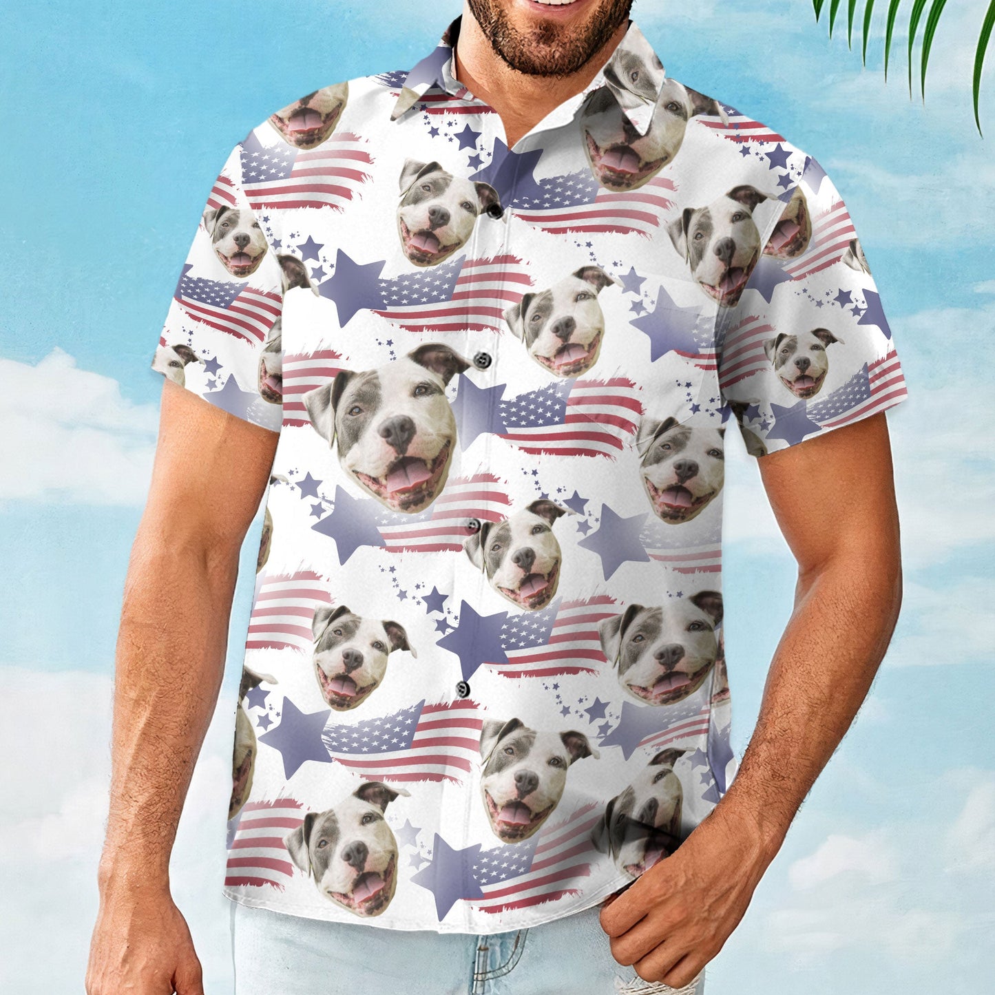 Best Dog Dad - Personalized Hawaiian Shirt