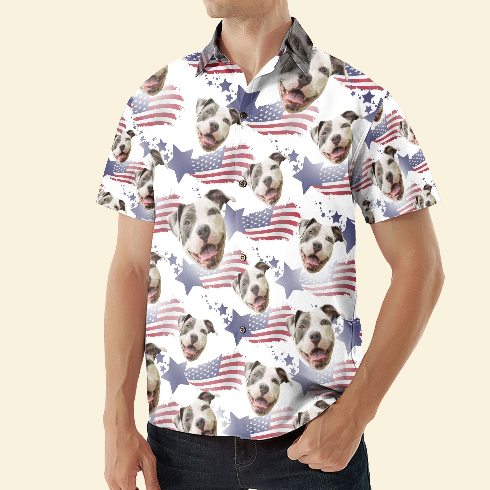 Father's Day Gifts, Best Dog Dad - Personalized Hawaiian Shirt