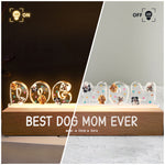 Best Dog Mom Ever New Version - Personalized LED Night Light