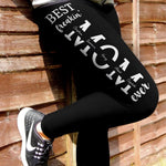 Best Freakin' Mom Ever - Custom With Kids' Names - Personalized Leggings