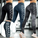 Best Freakin' Mom Ever - Custom With Kids' Names - Personalized Leggings