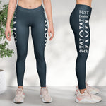Best Freakin' Mom Ever - Custom With Kids' Names - Personalized Leggings