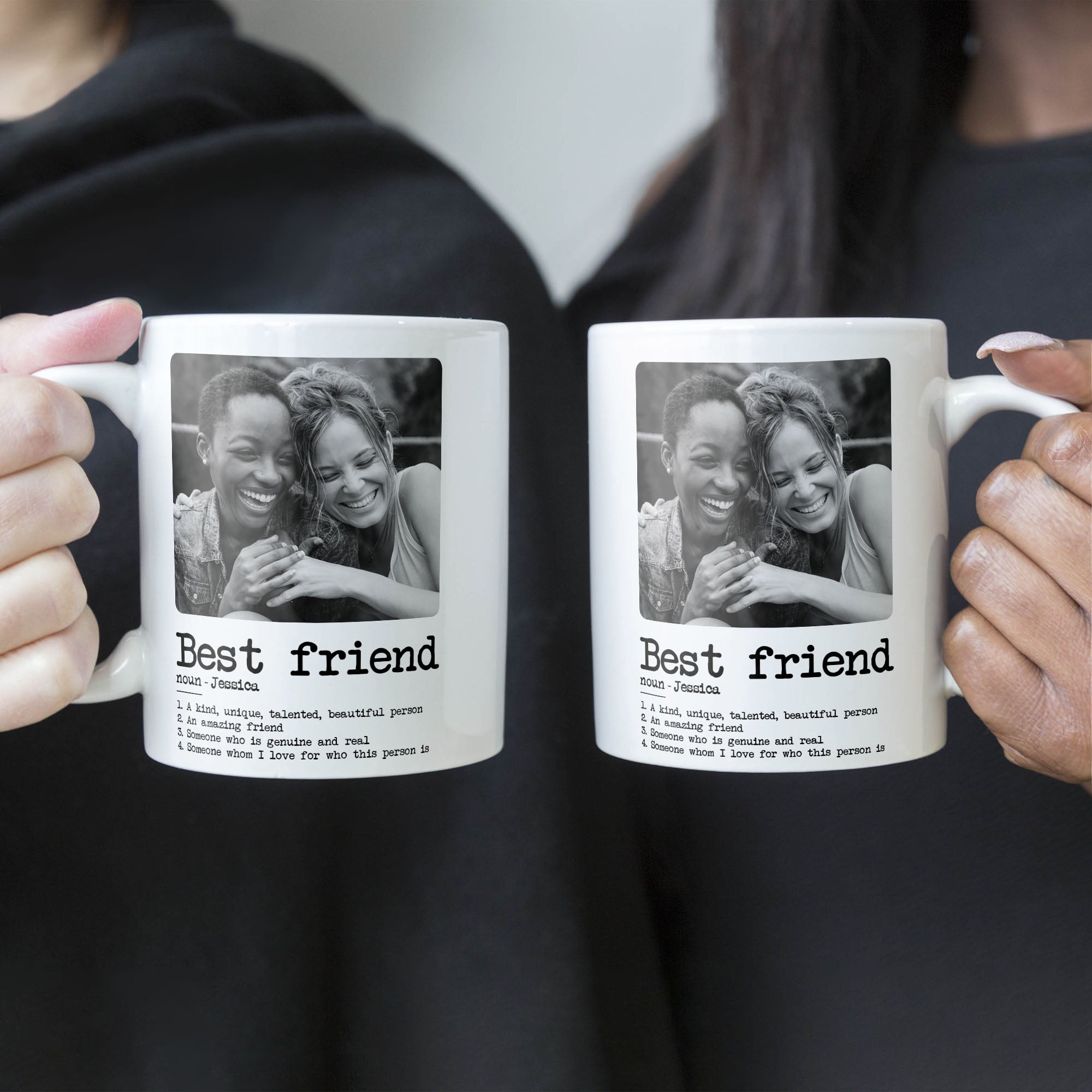 Best Friend Definition - Personalized Photo Mug