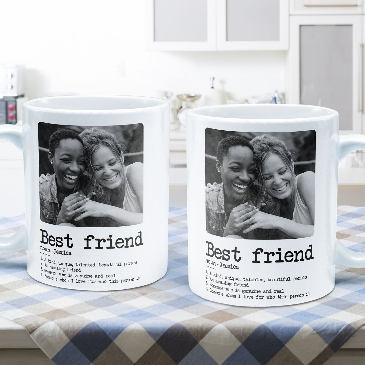 Best Friend Definition - Personalized Photo Mug