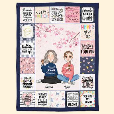 Best Friend Forever - Personalized Blanket