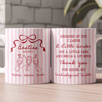 Best Friend Smile A Lot More - Personalized Mug